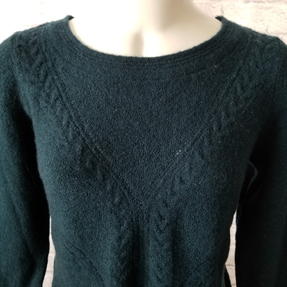 Anthropologie Knitted Knotted Soft Sheer Sweater